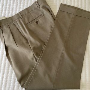 Alan Flusser pleated dress pant trousers